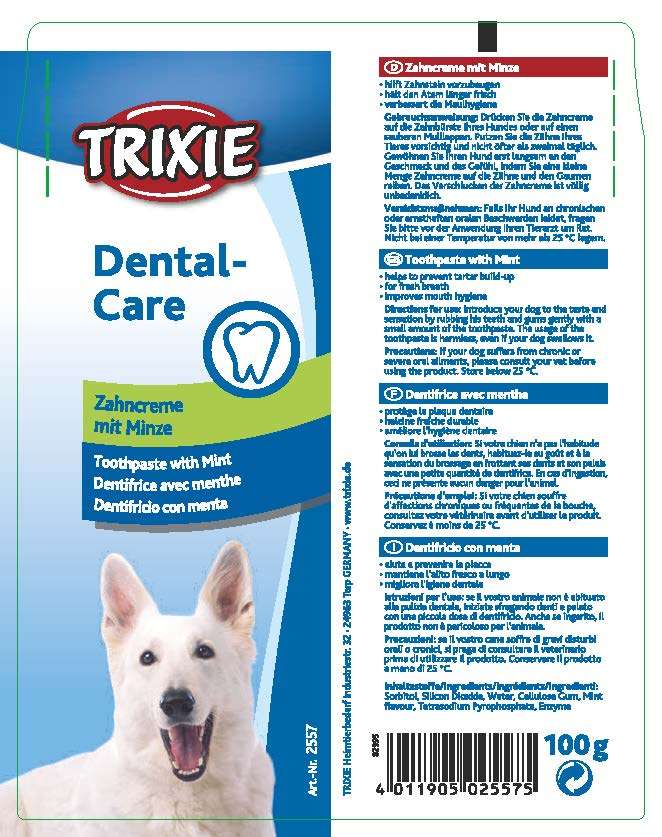 Zahncreme für Hunde mit Minze Gutes für Hunde und ihre